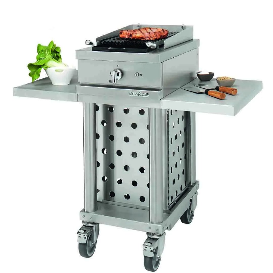 Lacanche Open' Cook - Lava Rock Grill Mobile Module - Outdoor 