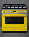 SMEG Portofino 90cm cooker with Multifunction Pyrolytic Oven CPF9GP - Carvers Interiors - Cookers and Bathroom Showroom Wolverhampton