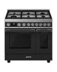 Smeg Portofino 90cm Duel Fuel Cooker CPF92GM - Carvers Interiors - Cookers and Bathroom Showroom Wolverhampton