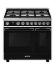 Smeg Portofino 90cm Duel Fuel Cooker CPF92GM - Carvers Interiors - Cookers and Bathroom Showroom Wolverhampton
