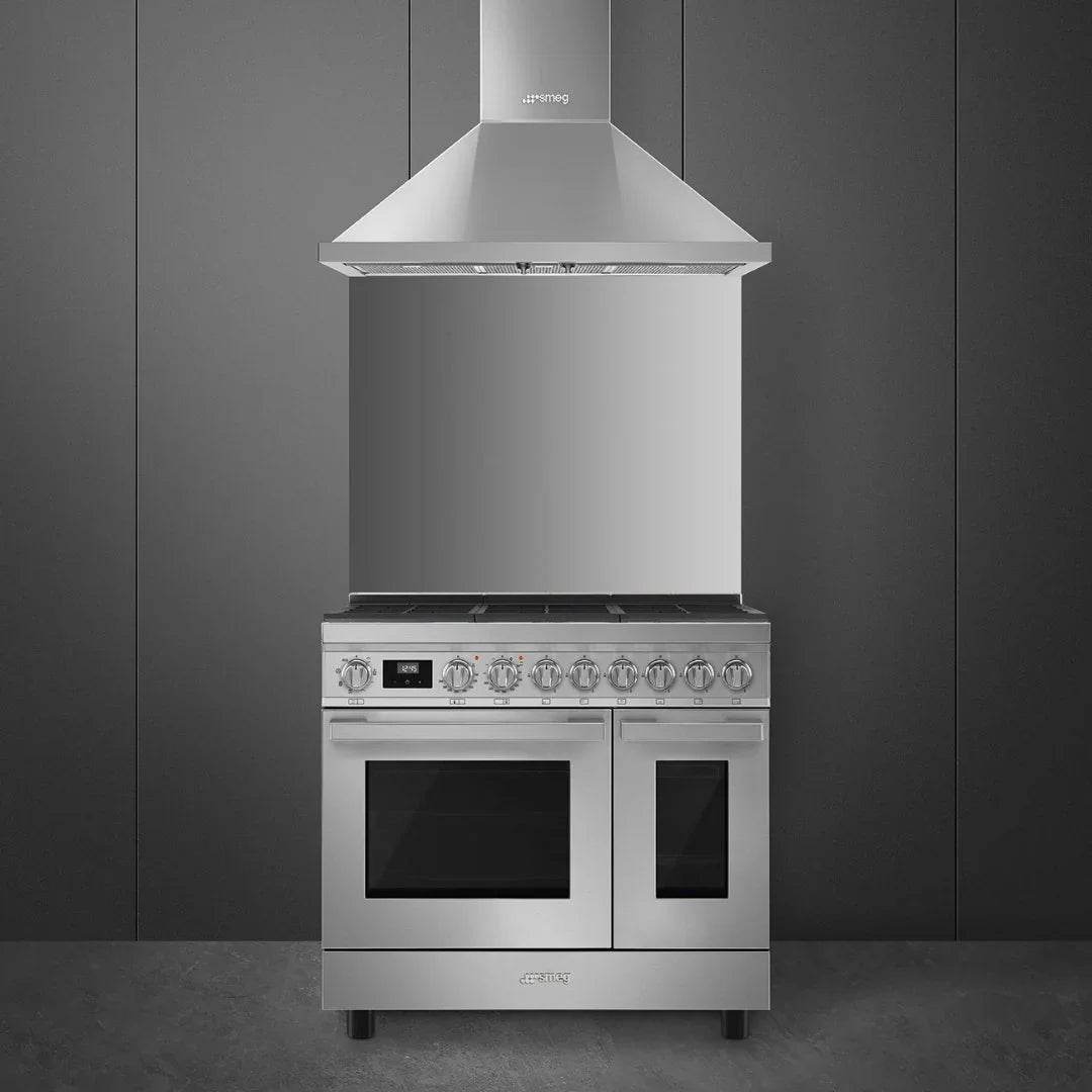 Smeg Portofino 90cm Duel Fuel Cooker CPF92GM - Carvers Interiors - Cookers and Bathroom Showroom Wolverhampton