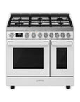 Smeg Portofino 90cm Duel Fuel Cooker CPF92GM - Carvers Interiors - Cookers and Bathroom Showroom Wolverhampton