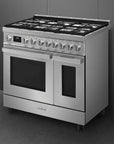 Smeg Portofino 90cm Duel Fuel Cooker CPF92GM - Carvers Interiors - Cookers and Bathroom Showroom Wolverhampton