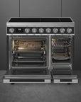 Smeg Portofino 90cm Induction Range Cooker - Two Ovens - Carvers Interiors - Cookers and Bathroom Showroom Wolverhampton