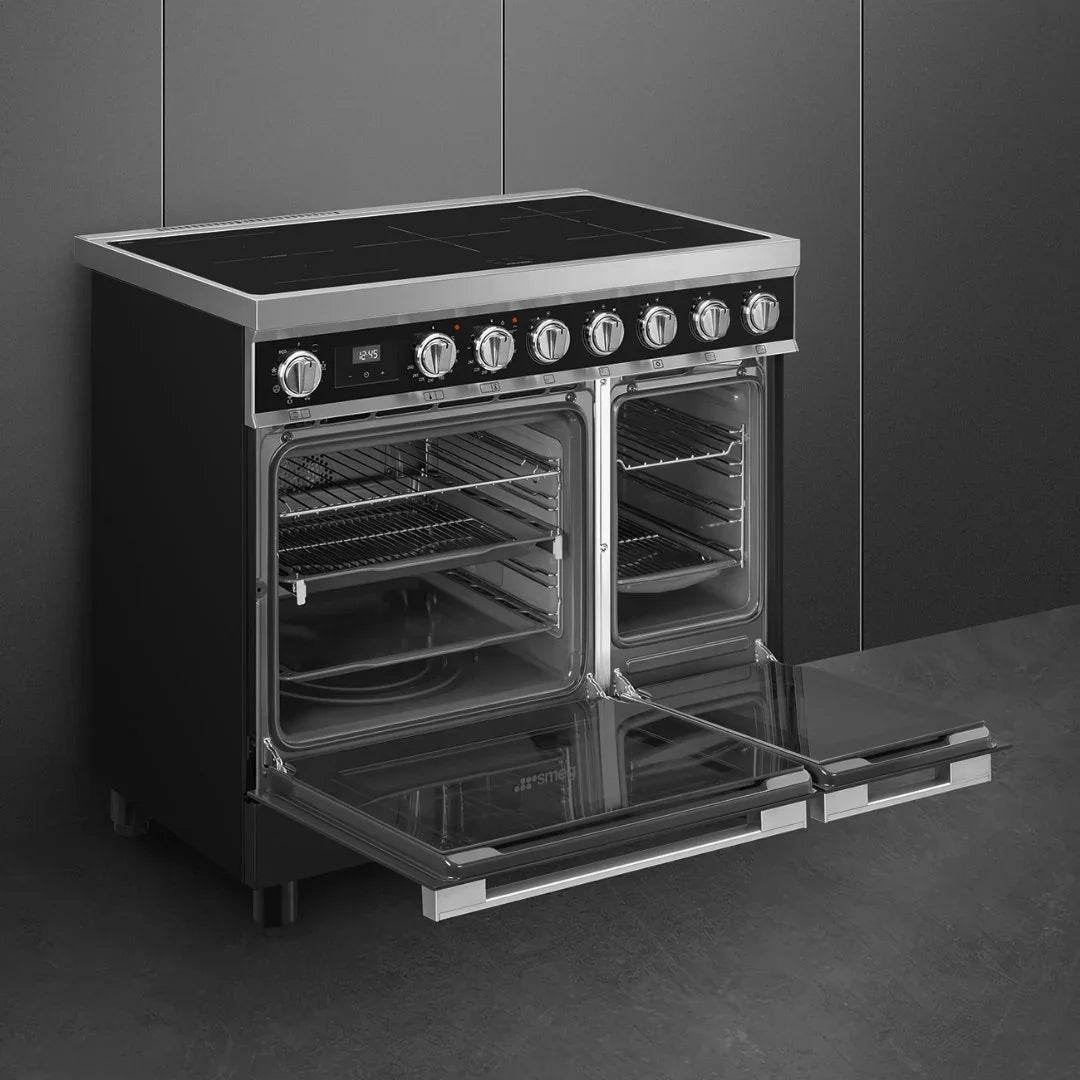 Smeg Portofino 90cm Induction Range Cooker - Two Ovens - Carvers Interiors - Cookers and Bathroom Showroom Wolverhampton