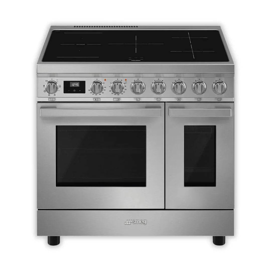 Smeg Portofino 90cm Induction Range Cooker - Two Ovens - Carvers Interiors - Cookers and Bathroom Showroom Wolverhampton