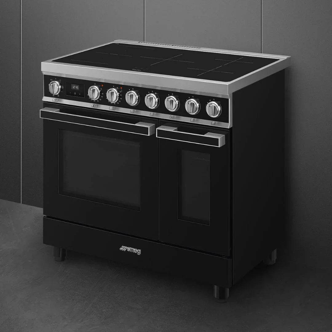 Smeg Portofino 90cm Induction Range Cooker - Two Ovens - Carvers Interiors - Cookers and Bathroom Showroom Wolverhampton