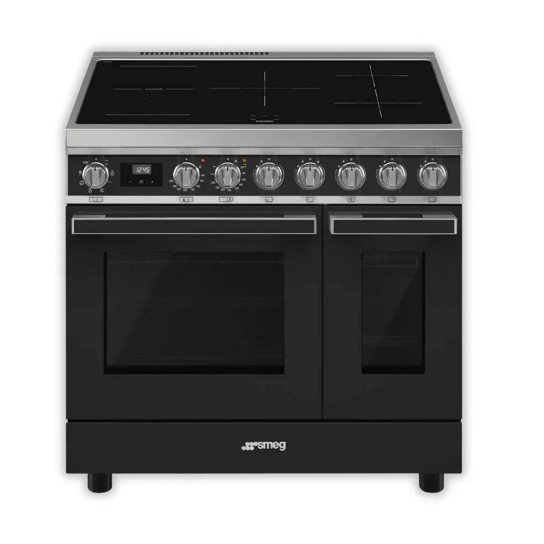Smeg Portofino 90cm Induction Range Cooker - Two Ovens - Carvers Interiors - Cookers and Bathroom Showroom Wolverhampton