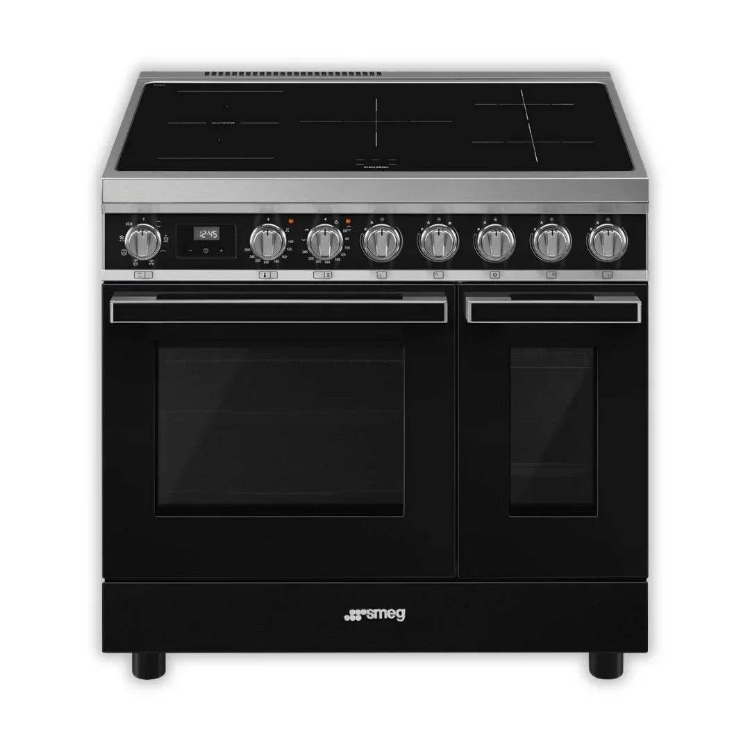 Smeg Portofino 90cm Induction Range Cooker - Two Ovens - Carvers Interiors - Cookers and Bathroom Showroom Wolverhampton
