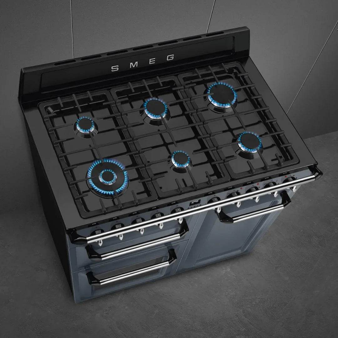 SMEG Victoria 100cm Dual Fuel cooker TR103 - Carvers Interiors - Cookers and Bathroom Showroom Wolverhampton
