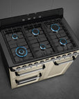 SMEG Victoria 100cm Dual Fuel cooker TR103 - Carvers Interiors - Cookers and Bathroom Showroom Wolverhampton