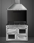 SMEG Victoria 110cm Dual Fuel Range cooker TR4110 - Carvers Interiors - Cookers and Bathroom Showroom Wolverhampton
