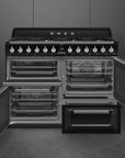 SMEG Victoria 110cm Dual Fuel Range cooker TR4110 - Carvers Interiors - Cookers and Bathroom Showroom Wolverhampton