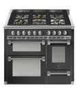 STEEL Cucine Ascot 100/3 - Gas Fuel - Carvers Interiors - Cookers and Bathroom Showroom Wolverhampton