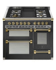 STEEL Cucine Ascot 100/3 - Mixed Hobs - Carvers Interiors - Cookers and Bathroom Showroom Wolverhampton