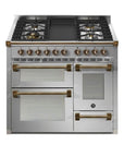 STEEL Cucine Ascot 100/3 - Mixed Hobs - Carvers Interiors - Cookers and Bathroom Showroom Wolverhampton