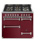 STEEL Cucine Ascot 100/3 - Solid Door - Gas Fuel - Carvers Interiors - Cookers and Bathroom Showroom Wolverhampton