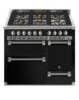 STEEL Cucine Ascot 100/3 - Solid Door - Gas Fuel - Carvers Interiors - Cookers and Bathroom Showroom Wolverhampton