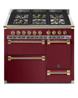 STEEL Cucine Ascot 100/3 - Solid Door - Gas Fuel - Carvers Interiors - Cookers and Bathroom Showroom Wolverhampton