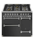 STEEL Cucine Ascot 100/3 - Solid Door - Gas Fuel - Carvers Interiors - Cookers and Bathroom Showroom Wolverhampton