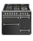 STEEL Cucine Ascot 100/3 - Solid Door - Gas Fuel - Carvers Interiors - Cookers and Bathroom Showroom Wolverhampton