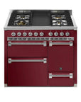 STEEL Cucine Ascot 100/3 - Solid Door - Mixed Hobs - Carvers Interiors - Steel Cucine