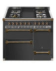 STEEL Cucine Ascot 100/3 - Solid Door - Mixed Hobs - Carvers Interiors - Cookers and Bathroom Showroom Wolverhampton