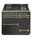 STEEL Cucine Ascot 100/3 - Solid Door - Mixed Hobs - Carvers Interiors - Steel Cucine