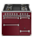 STEEL Cucine Ascot 100/3 - Solid Door - Mixed Hobs - Carvers Interiors - Cookers and Bathroom Showroom Wolverhampton