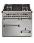 STEEL Cucine Ascot 100/3 - Solid Door - Mixed Hobs - Carvers Interiors - Cookers and Bathroom Showroom Wolverhampton