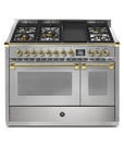 STEEL Cucine Ascot 120 cm - 5 Burners - Gas Fuel - Carvers Interiors - Steel Cucine