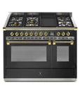 STEEL Cucine Ascot 120 cm - 5 Burners - Gas Fuel - Carvers Interiors - Steel Cucine