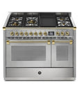 STEEL Cucine Ascot 120 cm - 5 Burners - Gas Fuel - Carvers Interiors - Steel Cucine