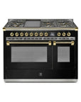 STEEL Cucine Ascot 120 cm - 6 Burners - Gas Fuel - Carvers Interiors - Cookers and Bathroom Showroom Wolverhampton