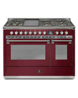 STEEL Cucine Ascot 120 cm - 6 Burners - Gas Fuel - Carvers Interiors - Cookers and Bathroom Showroom Wolverhampton