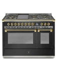 STEEL Cucine Ascot 120 cm - 6 Burners - Gas Fuel - Carvers Interiors - Cookers and Bathroom Showroom Wolverhampton