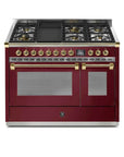 STEEL Cucine Ascot 120 cm - 6 Burners - Gas Fuel - Carvers Interiors - Cookers and Bathroom Showroom Wolverhampton
