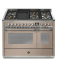 STEEL Cucine Ascot 120 cm - 6 Burners - Gas Fuel - Carvers Interiors - Cookers and Bathroom Showroom Wolverhampton