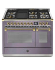 STEEL Cucine Ascot 120 cm - 6 Burners - Gas Fuel - Carvers Interiors - Cookers and Bathroom Showroom Wolverhampton