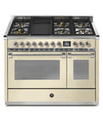 STEEL Cucine Ascot 120 cm - 6 Burners - Gas Fuel - Carvers Interiors - Cookers and Bathroom Showroom Wolverhampton