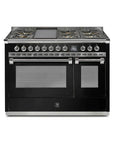 STEEL Cucine Ascot 120 cm - 6 Burners - Gas Fuel - Carvers Interiors - Cookers and Bathroom Showroom Wolverhampton