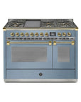 STEEL Cucine Ascot 120 cm - 6 Burners - Gas Fuel - Carvers Interiors - Cookers and Bathroom Showroom Wolverhampton