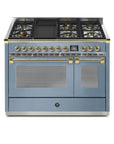 STEEL Cucine Ascot 120 cm - 6 Burners - Gas Fuel - Carvers Interiors - Cookers and Bathroom Showroom Wolverhampton