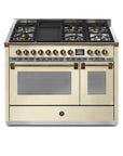 STEEL Cucine Ascot 120 cm - 6 Burners - Gas Fuel - Carvers Interiors - Cookers and Bathroom Showroom Wolverhampton