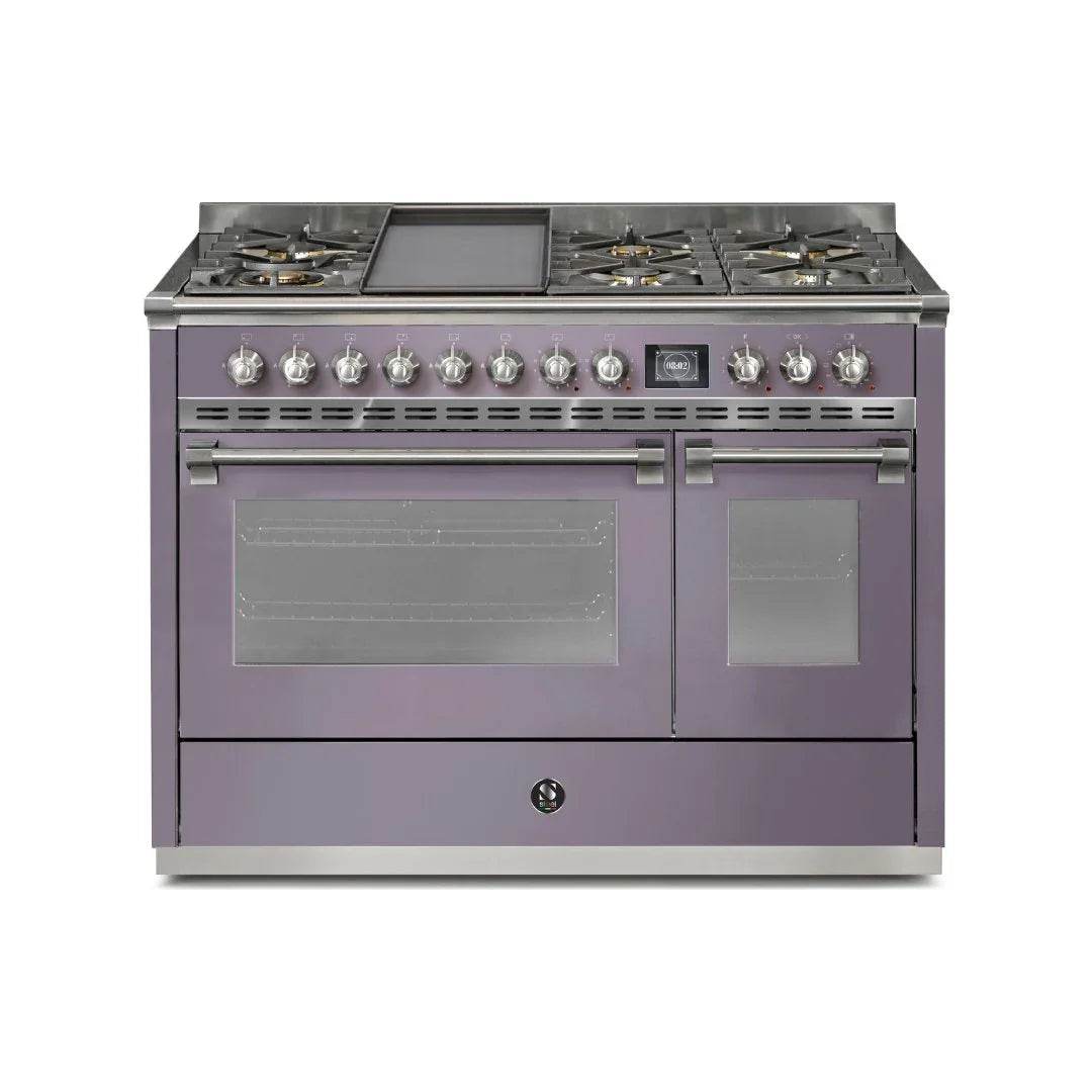 STEEL Cucine Ascot 120 cm - 6 Burners - Gas Fuel - Carvers Interiors - Cookers and Bathroom Showroom Wolverhampton