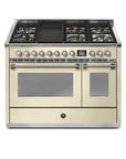 STEEL Cucine Ascot 120 cm - 6 Burners - Gas Fuel - Carvers Interiors - Cookers and Bathroom Showroom Wolverhampton