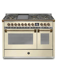 STEEL Cucine Ascot 120 cm - 6 Burners - Gas Fuel - Carvers Interiors - Cookers and Bathroom Showroom Wolverhampton