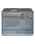 STEEL Cucine Ascot 120 cm - 6 Burners - Gas Fuel - Carvers Interiors - Cookers and Bathroom Showroom Wolverhampton