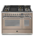 STEEL Cucine Ascot 120 cm - 6 Burners - Gas Fuel - Carvers Interiors - Cookers and Bathroom Showroom Wolverhampton