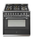 STEEL Cucine Ascot 90 cm - Gas Fuel - Carvers Interiors - Cookers and Bathroom Showroom Wolverhampton